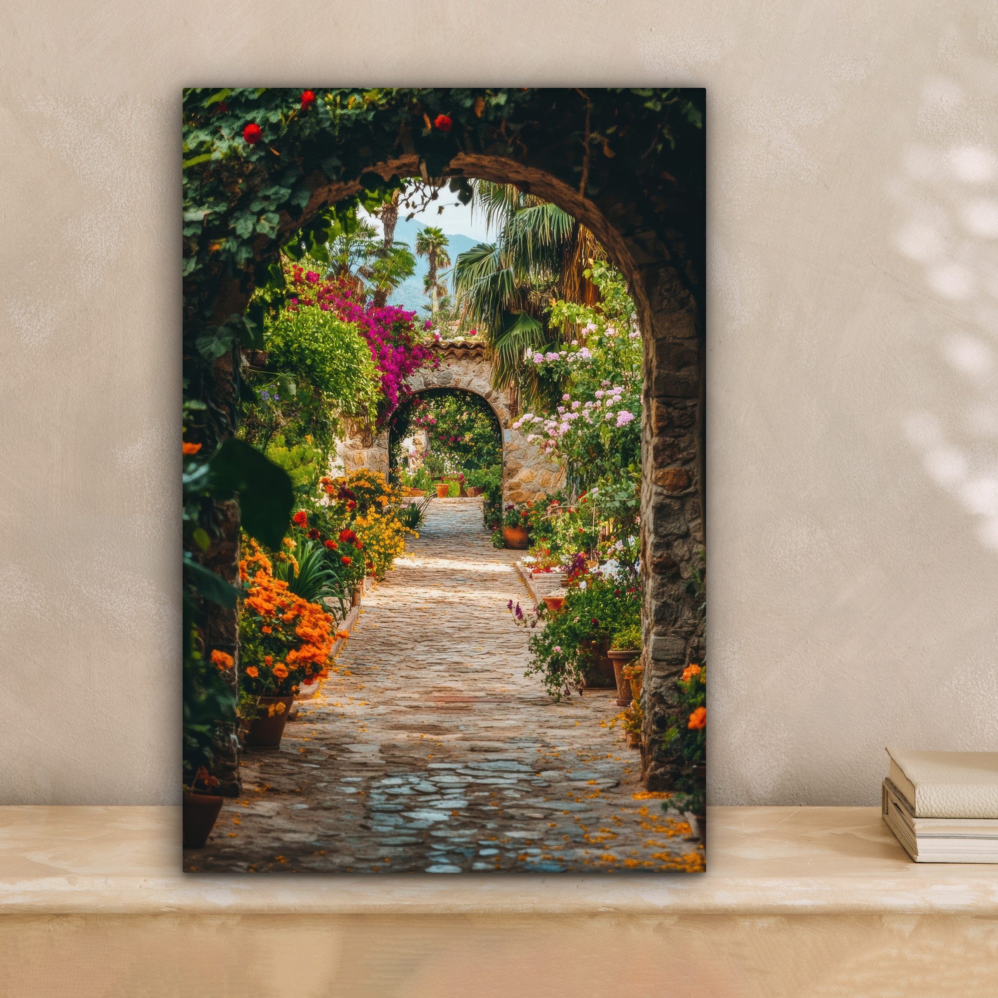 OneMillionCanvasses® Leinwandbild Fensterblick - Fenster - günstig online kaufen