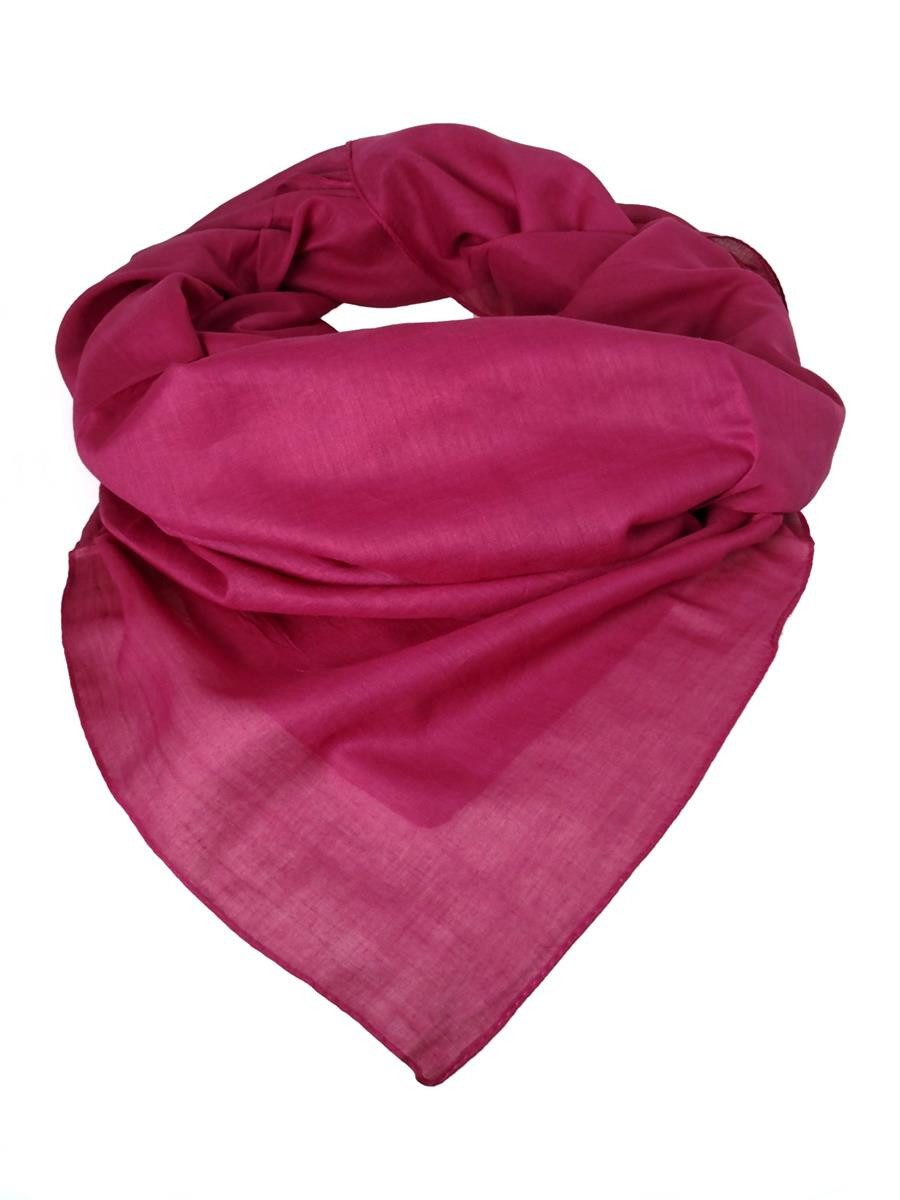 Hathi Halstuch Tuch Halstuch 100% Baumwolle unifarben beere, ca. 100 x100 cm, (1-St)