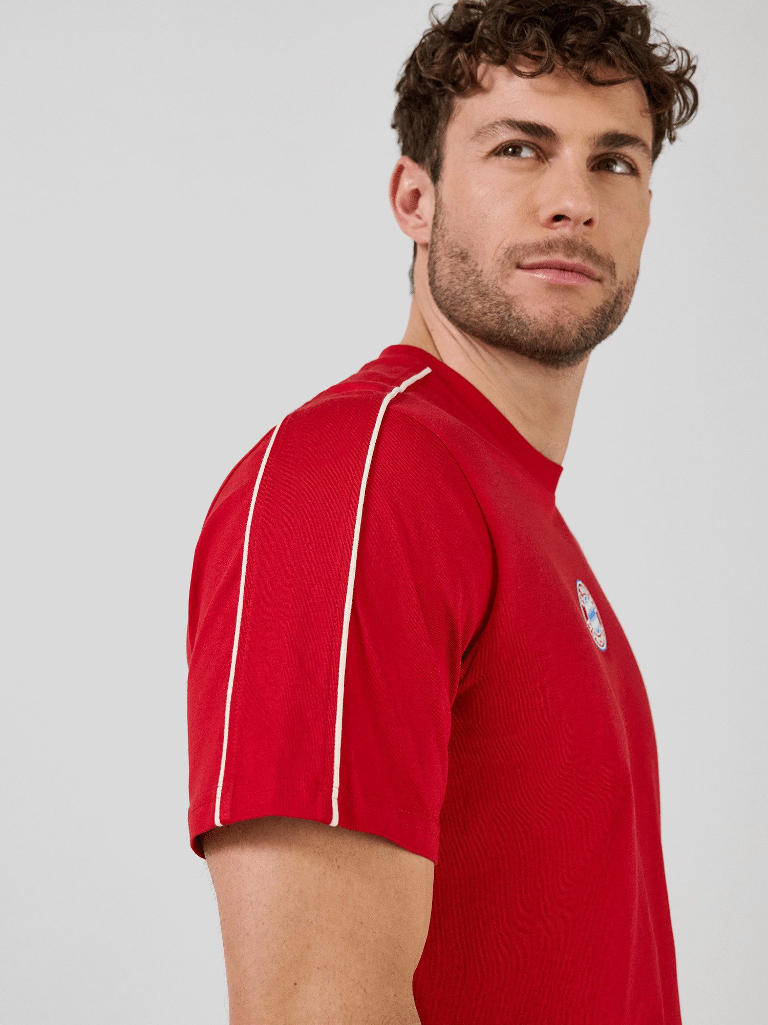 FC Bayern München T-Shirt FC Bayern München, T-Shirt Essentials, Herren, Rot