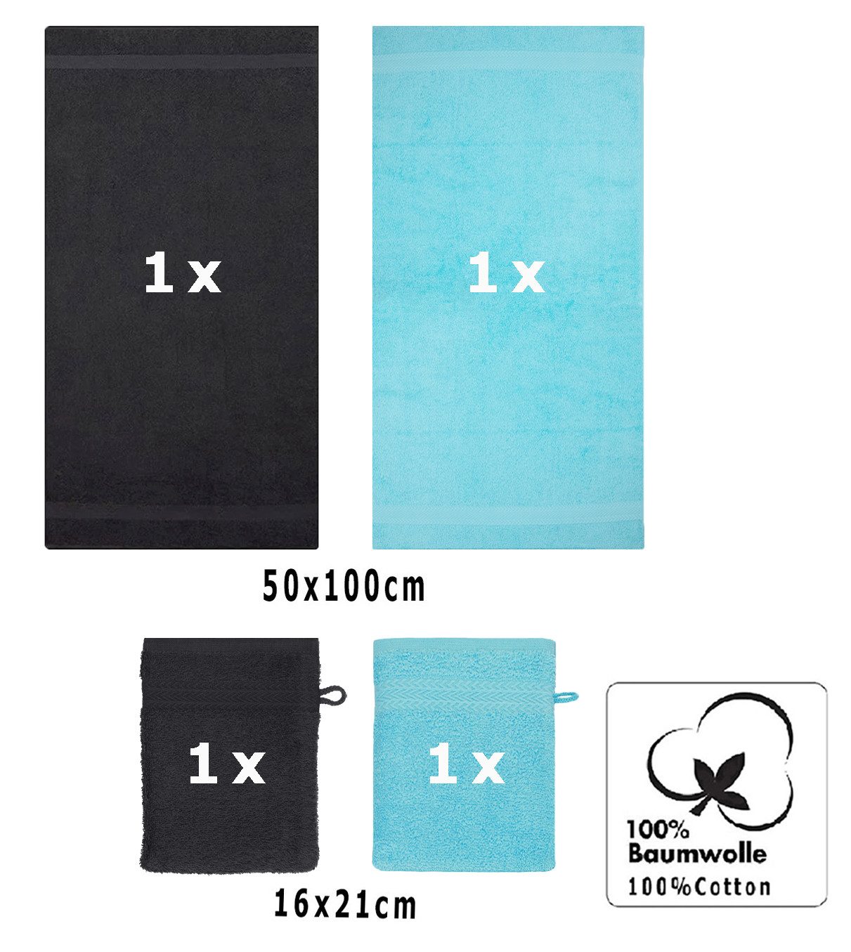 Betz Handtuch Set 4 tlg. Handtuch günstig online kaufen
