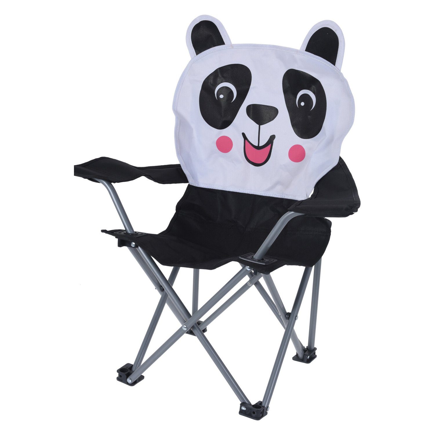 Mojawo Klappstuhl Kinder Campingstuhl Anglerstuhl Campingstuhl für Kinder + Tasche Panda