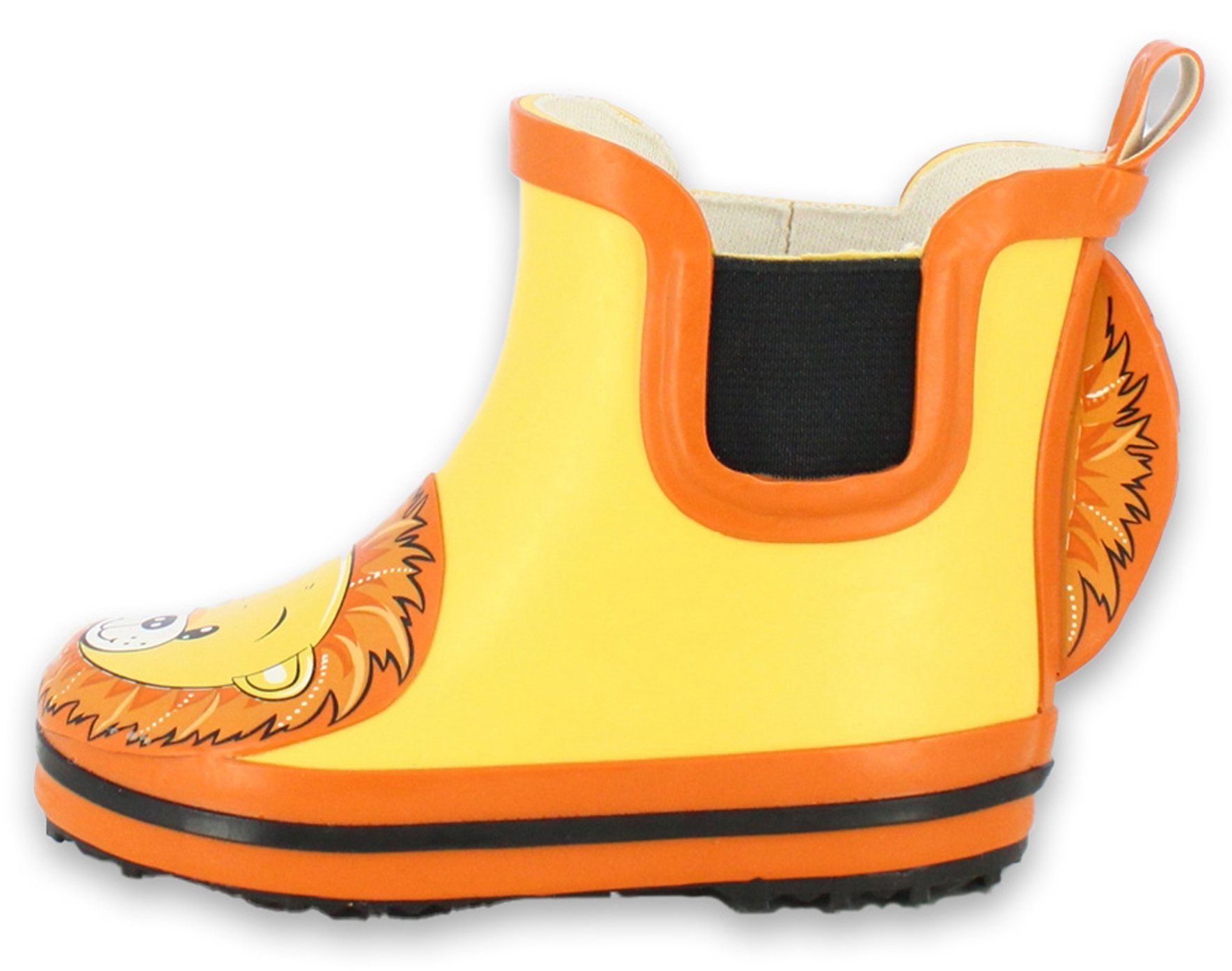 herausnehmbare Gummistiefel Kleinkinder Füße Lion Kurzstiefel für bei Gummistiefel Naturkautschuk) Regenwetter Beck (wasserdichter Innensohle, Little aus trockene