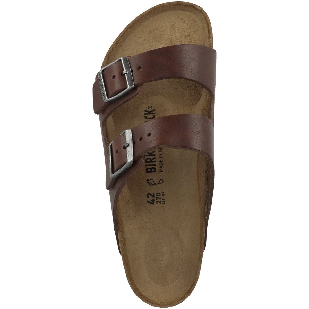 Birkenstock Arizona braun Normal Herren Sandale Naturleder