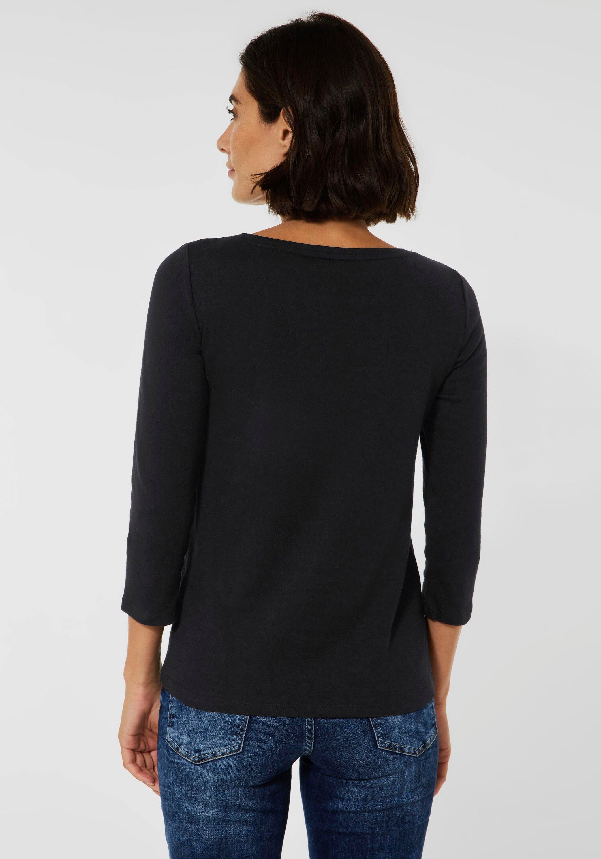 CECIL 3/4-Arm-Shirt mit klassischem U-Boot-Ausschnitt günstig online kaufen