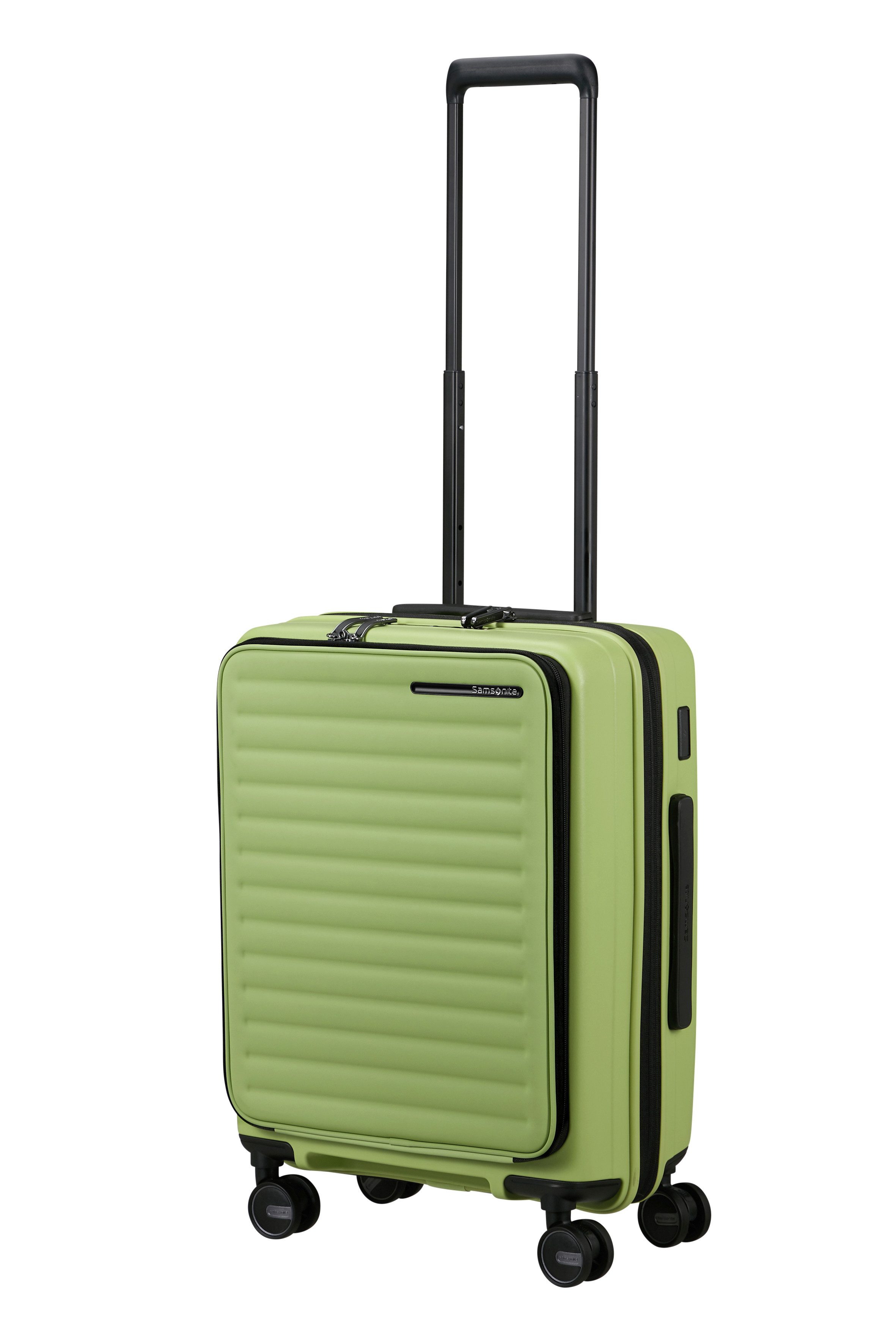 Samsonite Hartschalen-Trolley RESTACKD, verschiedene Größen und Farben, 4 Rollen, für Urlaub, Reise, Ferien und Geschäftsreise, mit Volumenerweiterung
