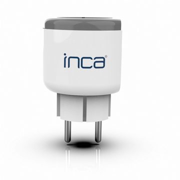 INCA Steckdose WLAN Smart Steckdose IWA-283, Wireless Stecker Android & IOS, weiss