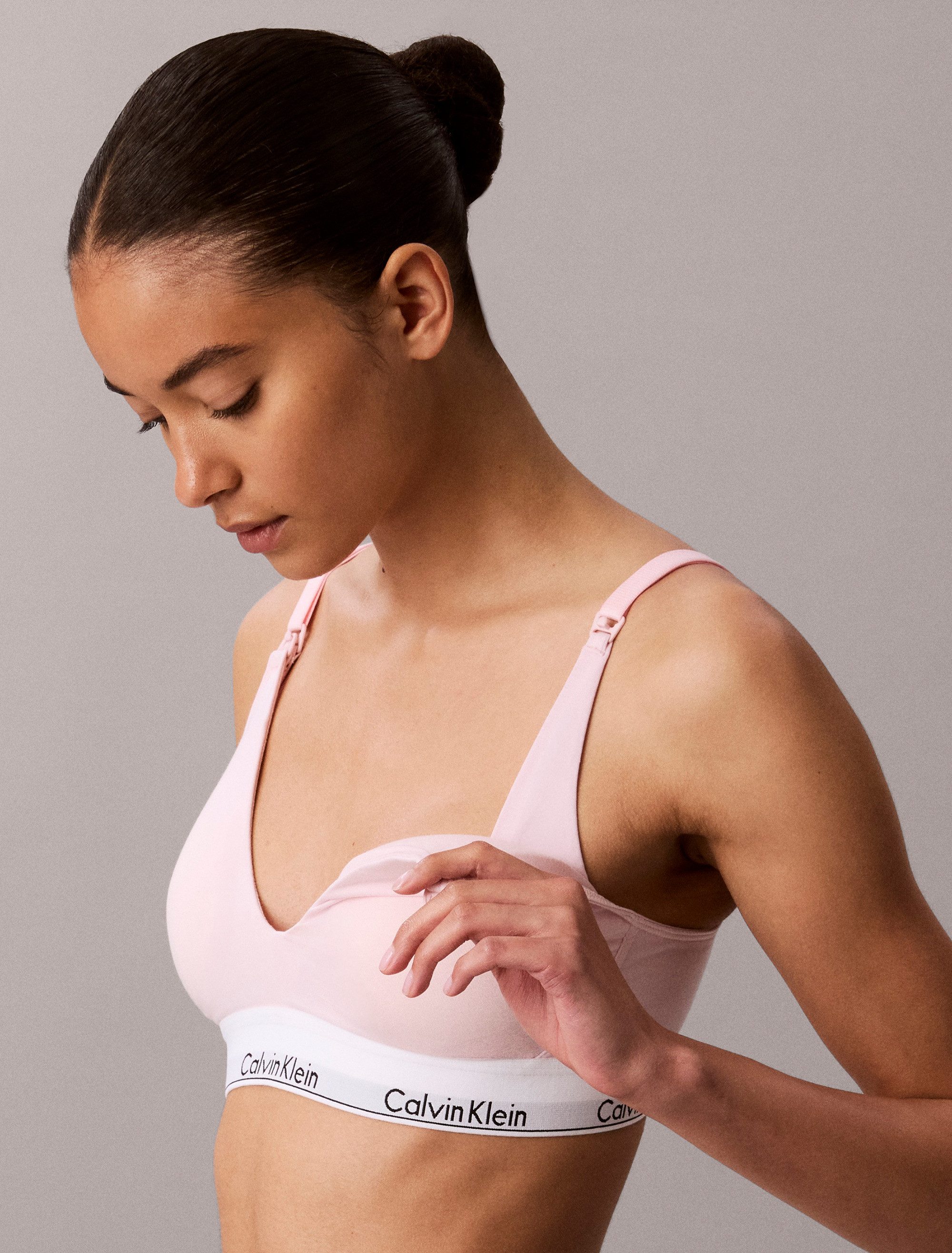 Calvin Klein Underwear Schalen-BH MATERNITY LIGHTLY LINED TRIANGLE Körpernahe Passform mit elastischem Bund