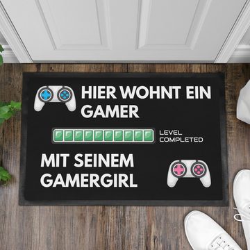 Fußmatte Gamer Zocker Fußmatte Geschenk Gamergirl Freund Freundin Geschenkidee, Trendation