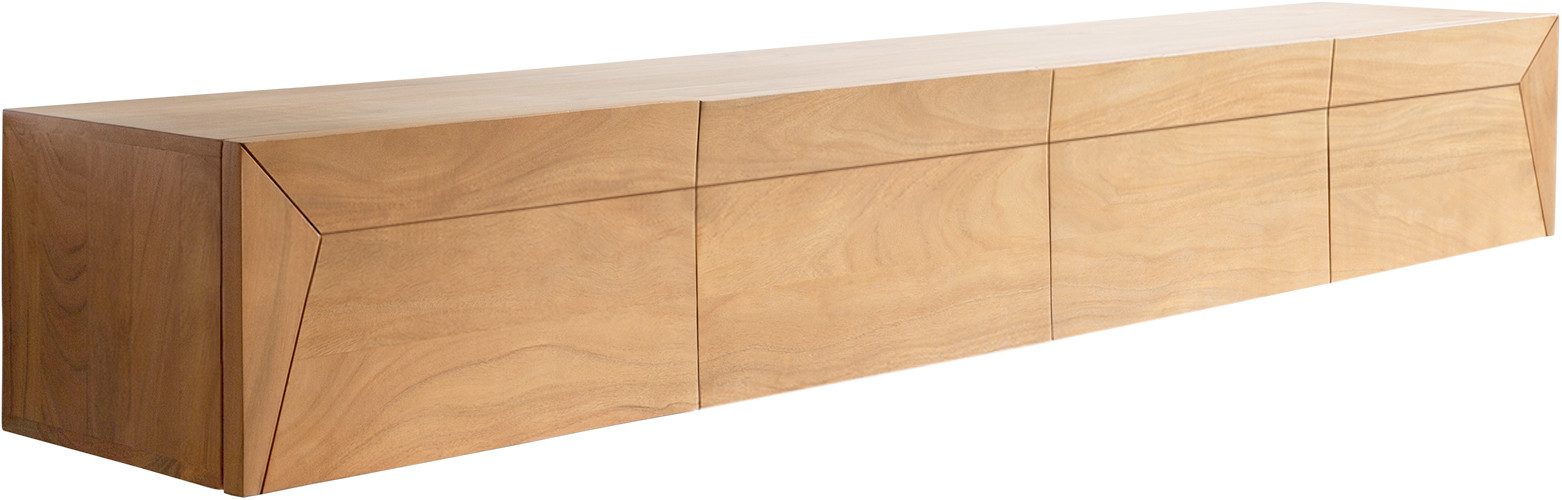 DELIFE Lowboard Kayu, Akazie Natur 200 günstig online kaufen