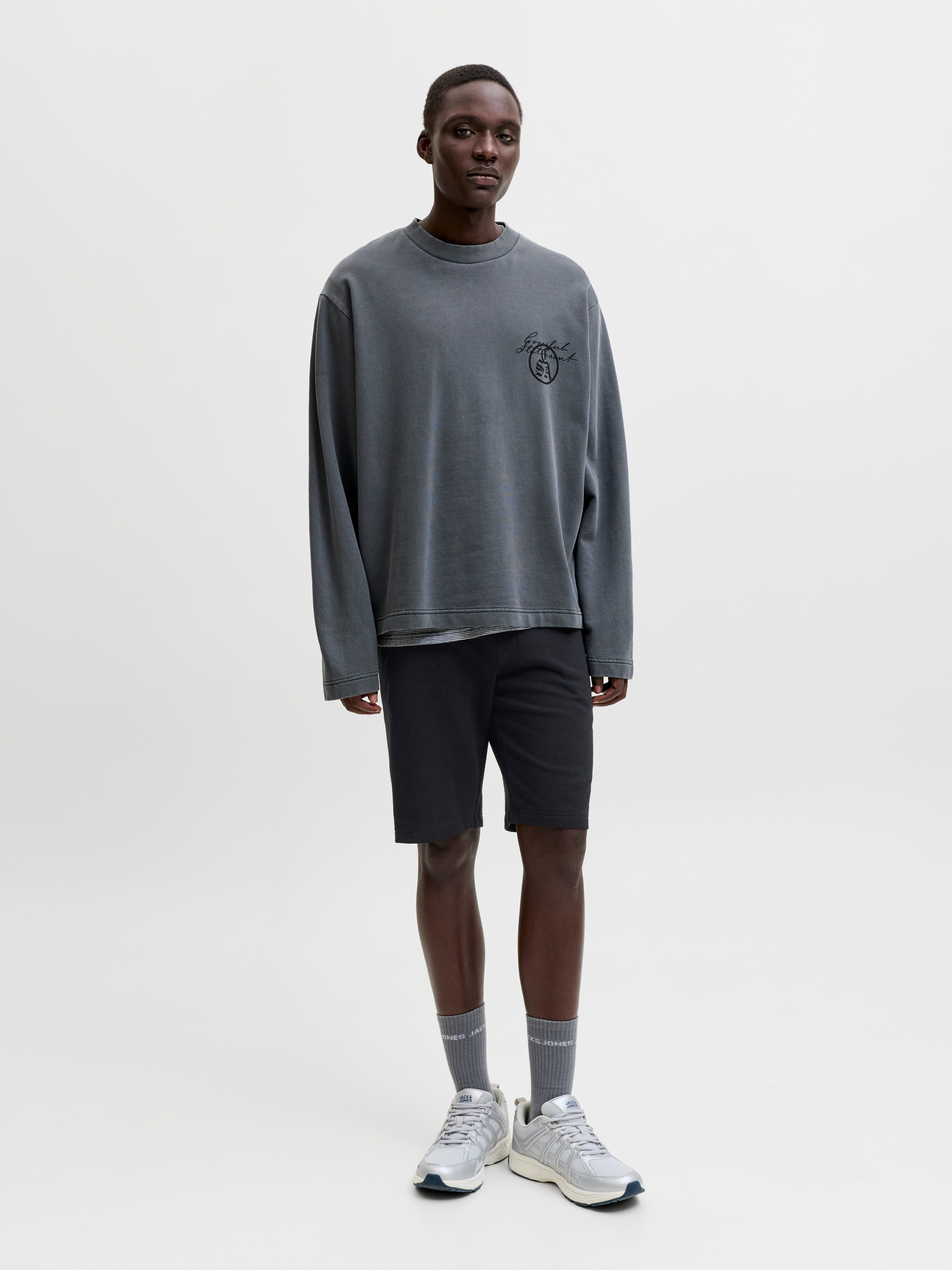 Jack & Jones Sweatshorts JPSTGORDON COLLEGE SWEAT SHORTS MID