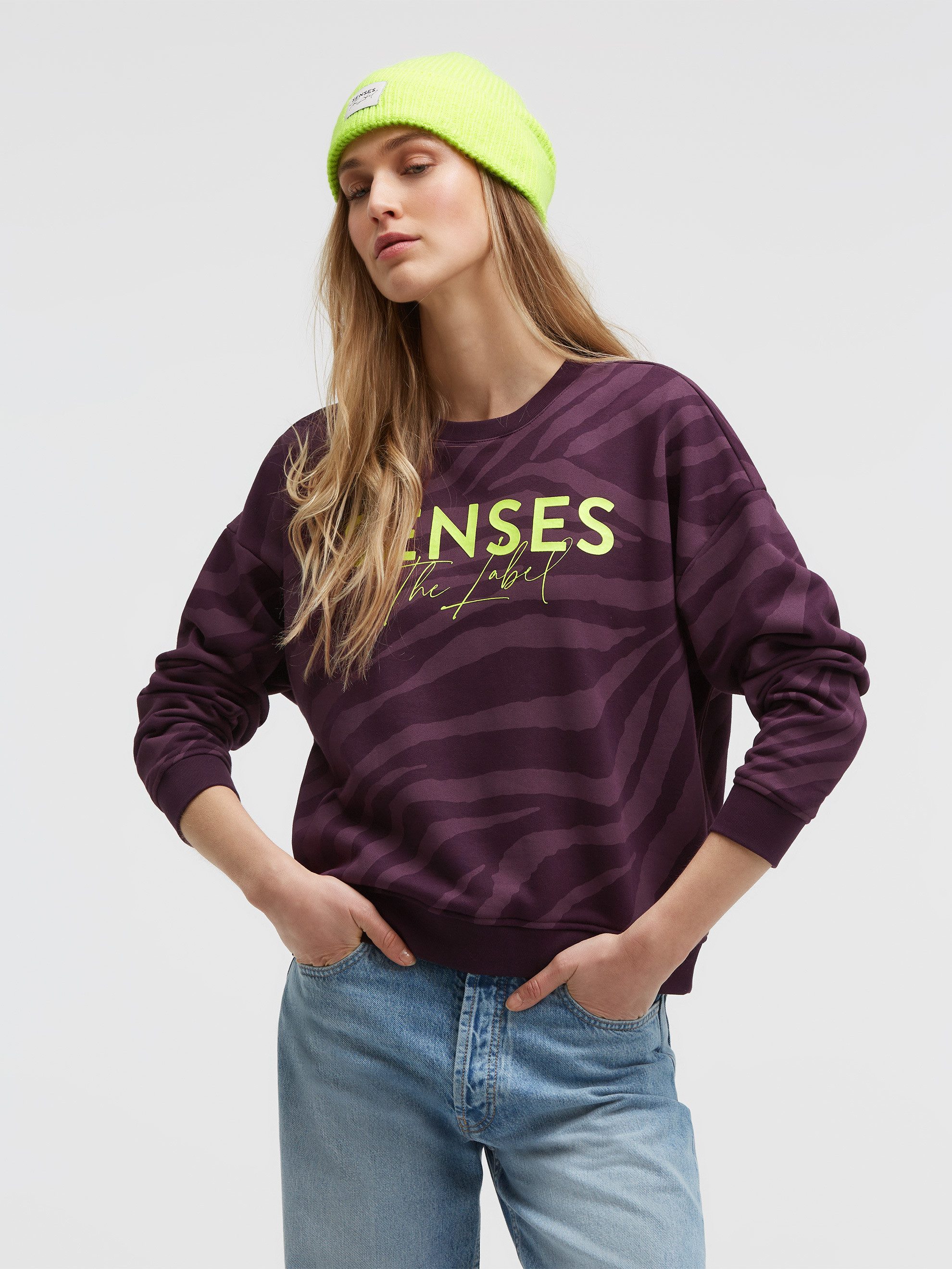 SENSES.THE LABEL Sweater mit überschnittener Schulter – Bild 3 von 5