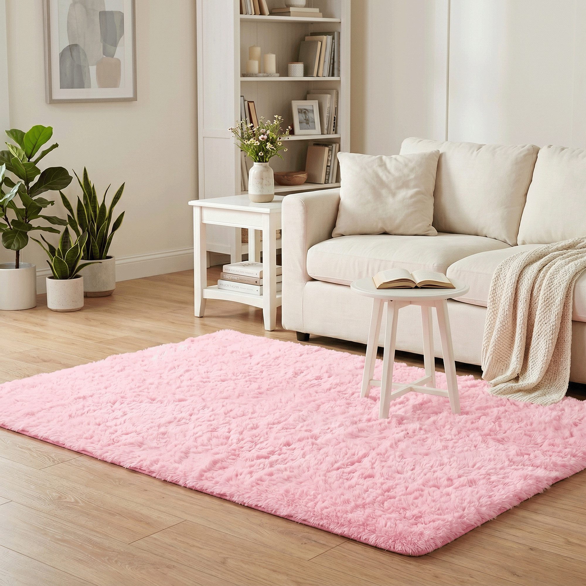 Pergamon Hochflor-Teppich Hochflor Shaggy Teppich Fluffy, Rechteckig, Höhe: 40 mm