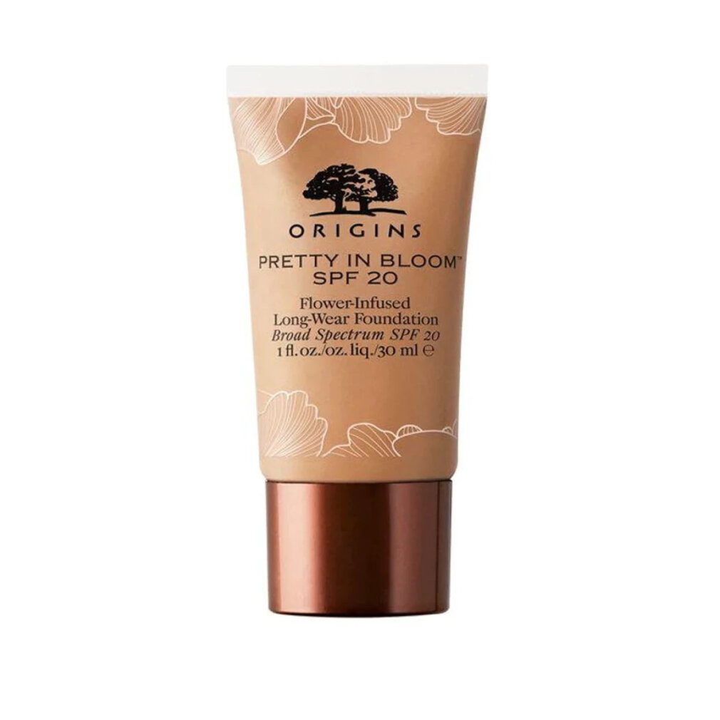 ORIGINS Foundation Pretty In Bloom Flower Infused Broad Spectrum Deep Warm Spf20