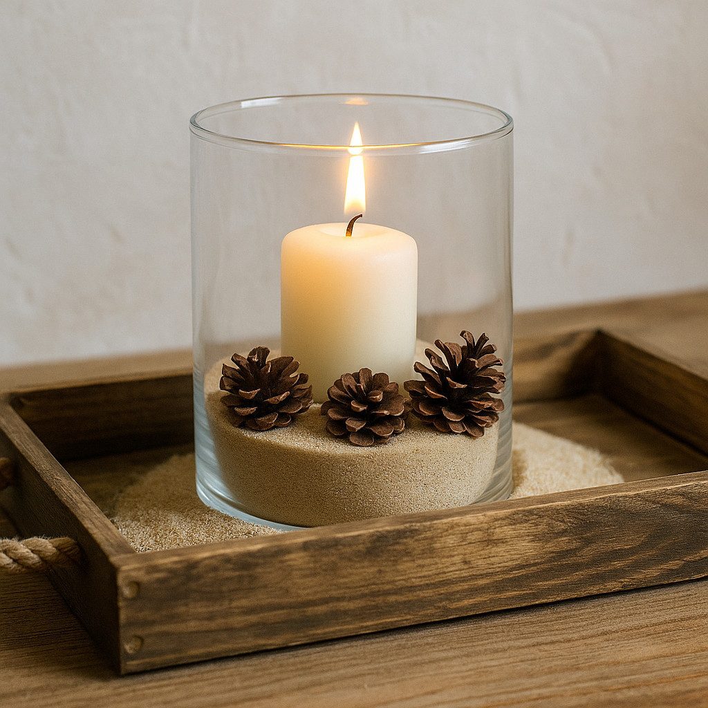 NaDeco Bastelnaturmaterial Dekosand Natur 1kg – Feiner Sand ca. 0,5mm Kerzensand & Bastelsand