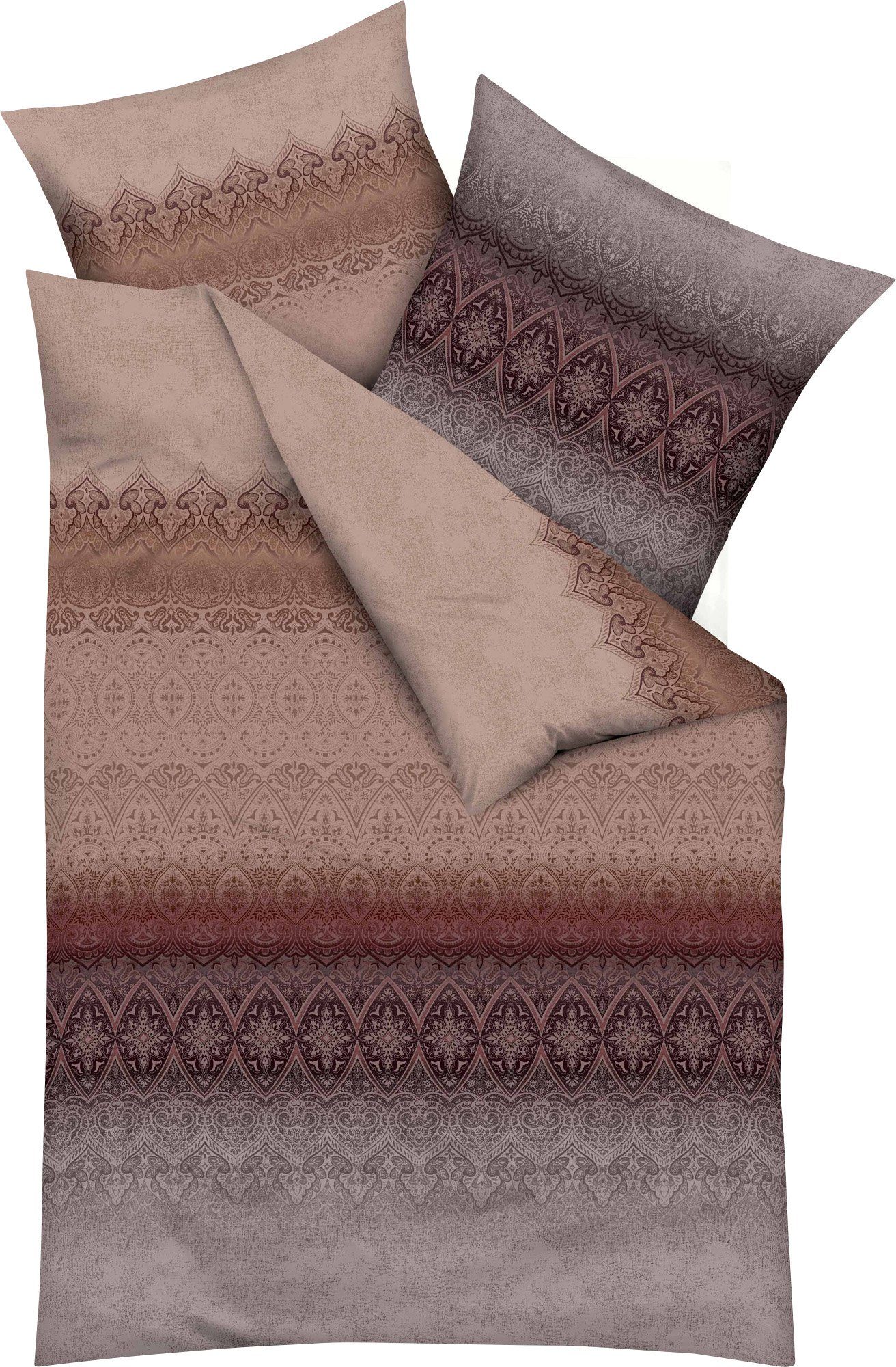 Kaeppel Bettwäsche Bettwäsche "Crystal", Mako-Satin, Ornamente günstig online kaufen