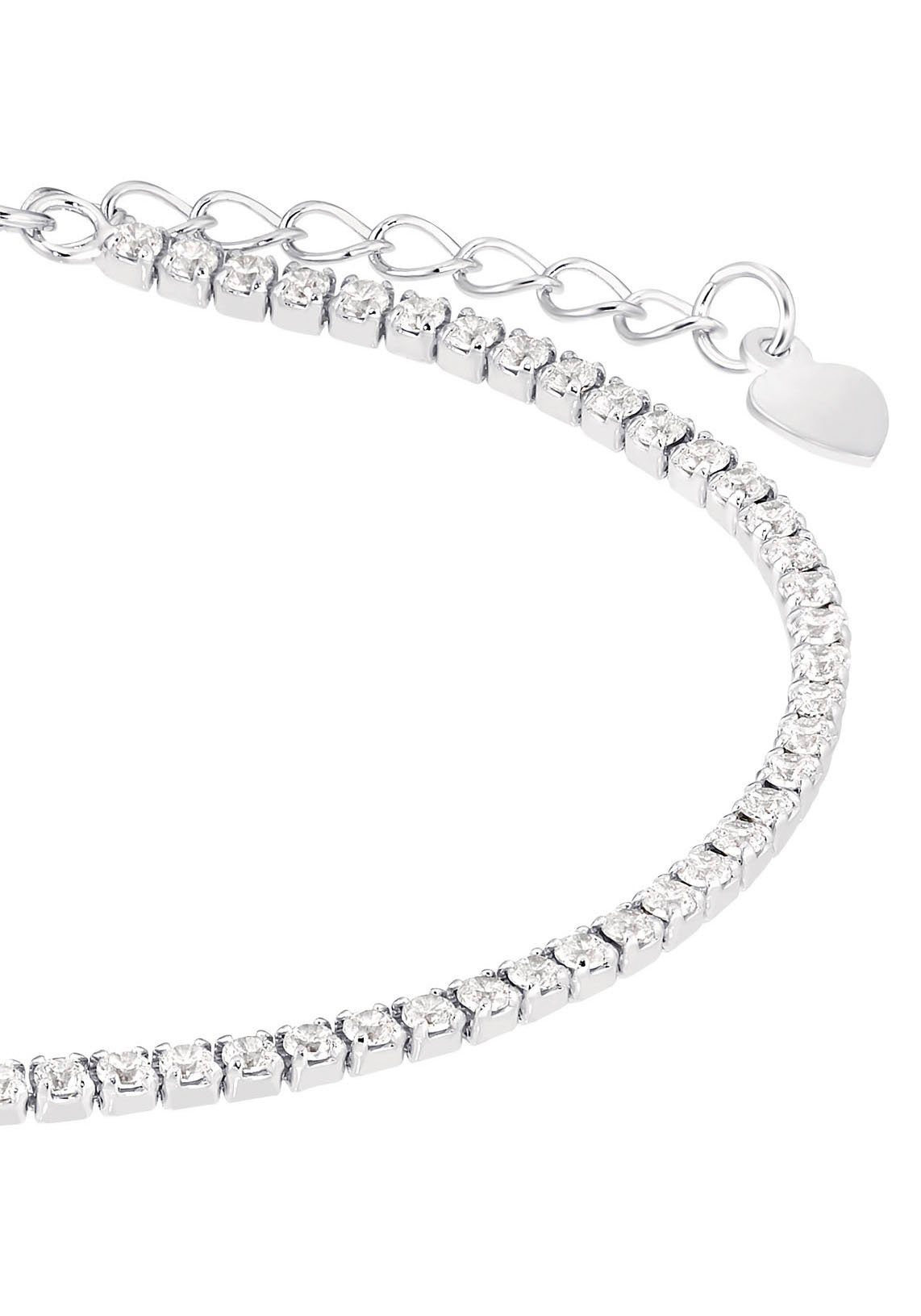 Amor Tennisarmband Classiv Silver, mit Zirkonia (synth)