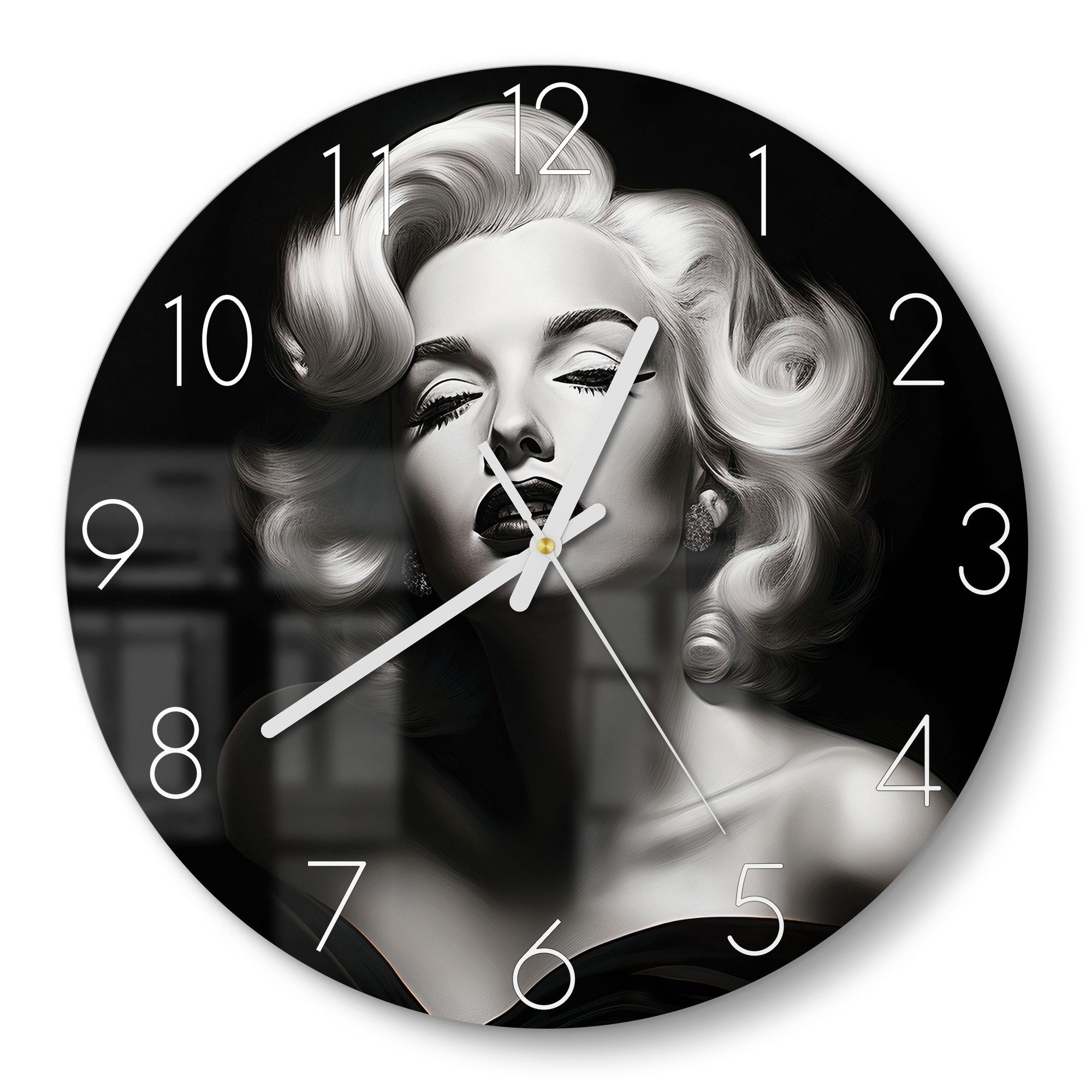 DEQOART Wanduhr 'Ewiger Glamour' (Glas Glasuhr günstig online kaufen