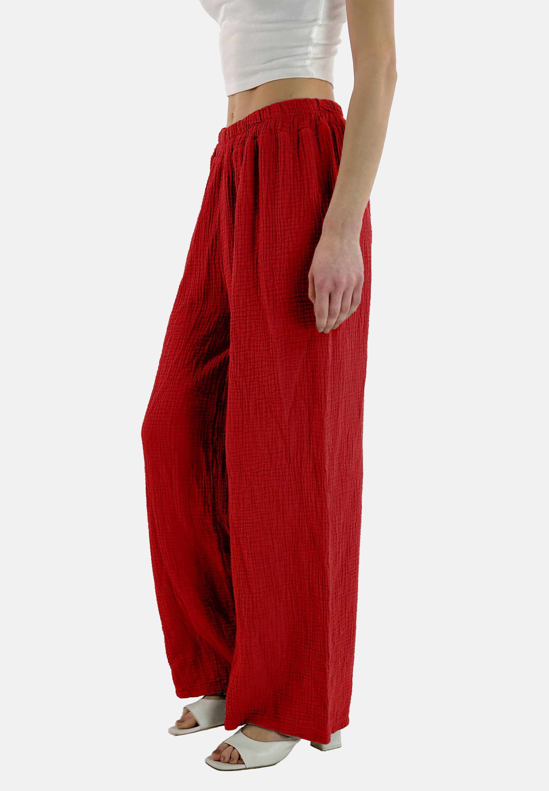 Elara Stoffhose Mouseline Hose (1-tlg)