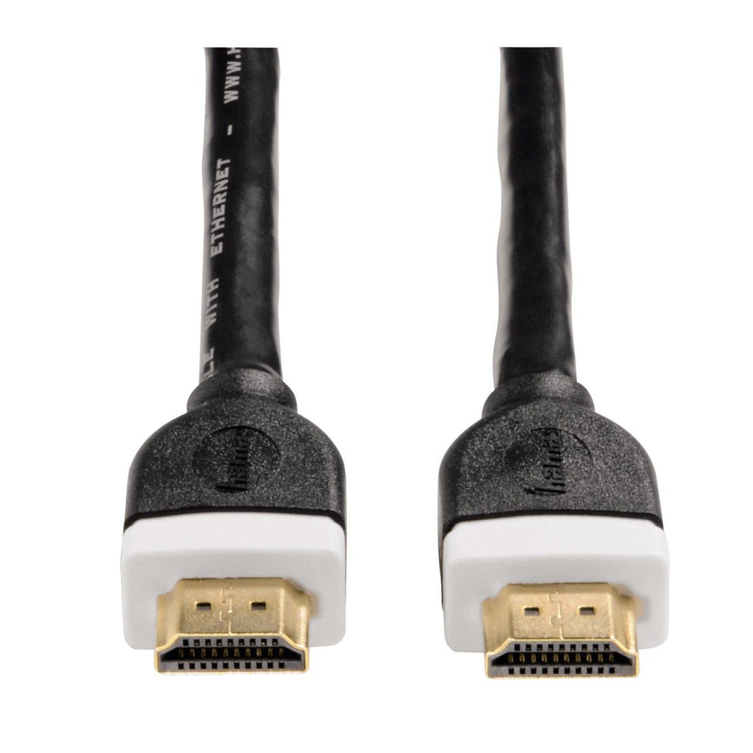 Hama 4K 10m HDMI-Kabel Ethernet Anschluss-Kabel Video-Kabel, HDMI, (1000 cm), 4K UHD Full HD TV ARC 3D 1080p HD TV LED LCD OLED vergoldete Stecker – Bild 2 von 5