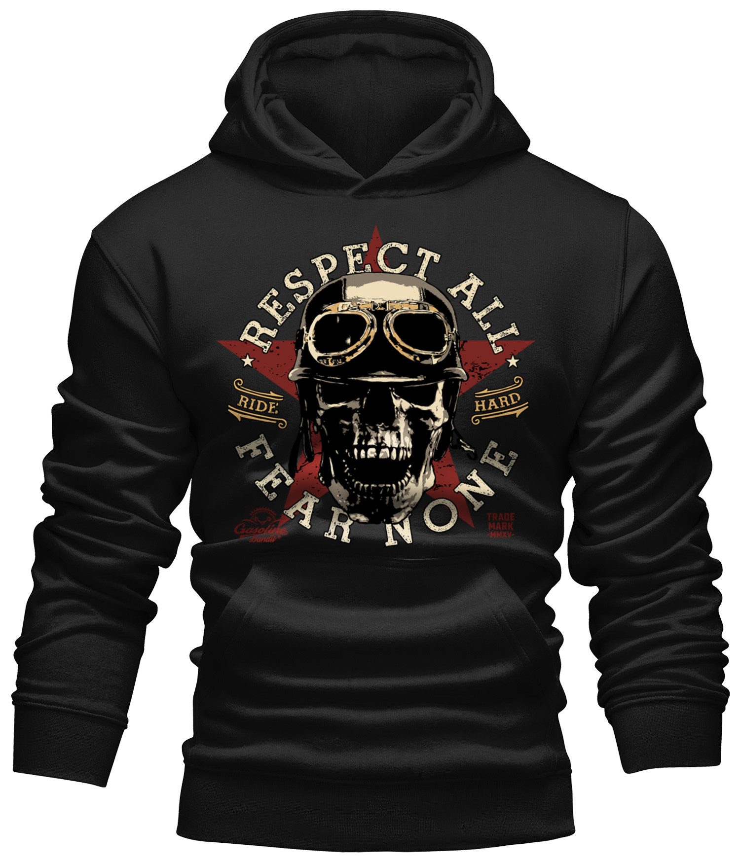 GASOLINE BANDIT® Kapuzensweatshirt Hoodie für Biker günstig online kaufen
