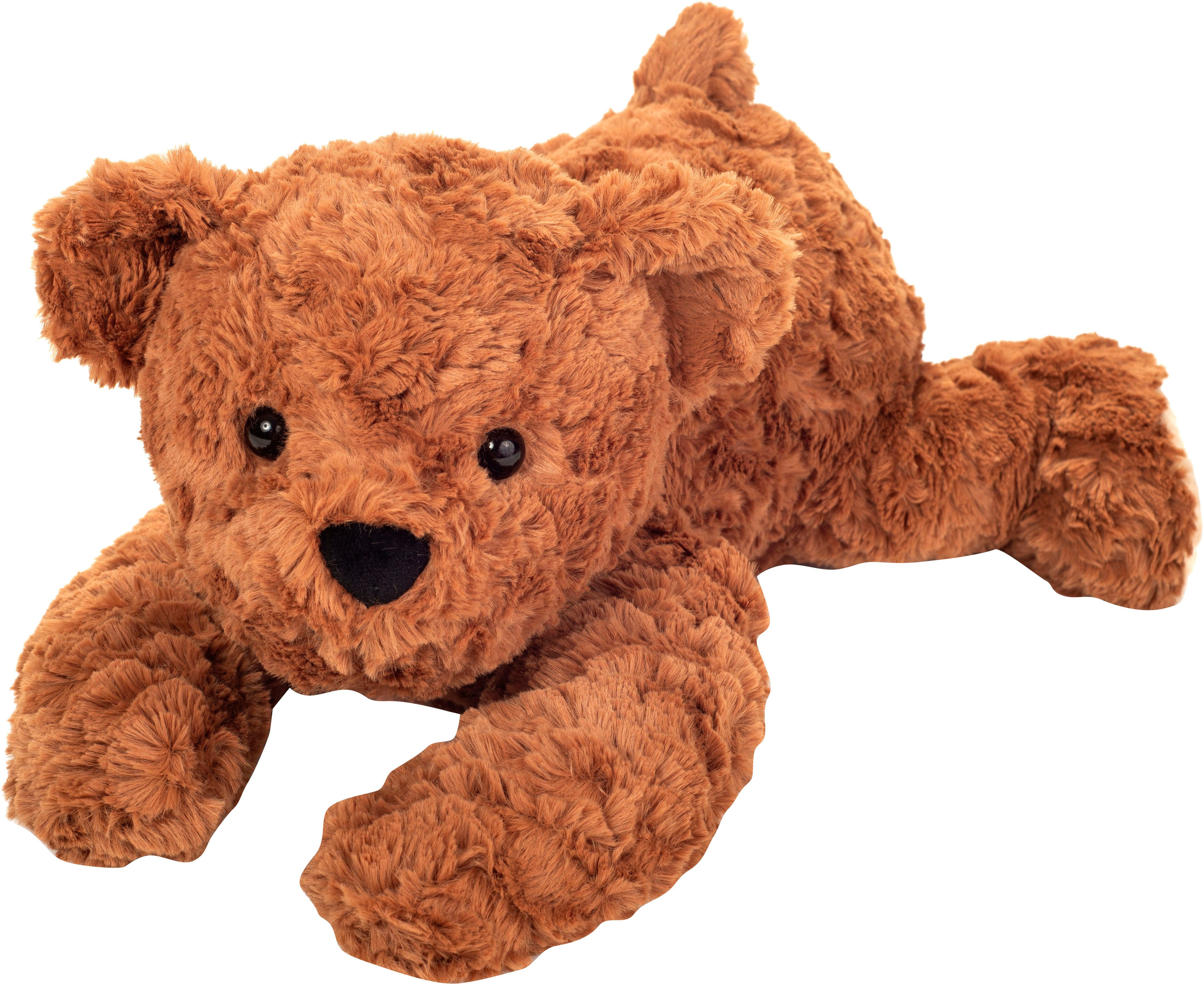 Teddy Hermann® Kuscheltier Teddy, liegend, 40 cm, braun, zum Teil aus recyceltem Material