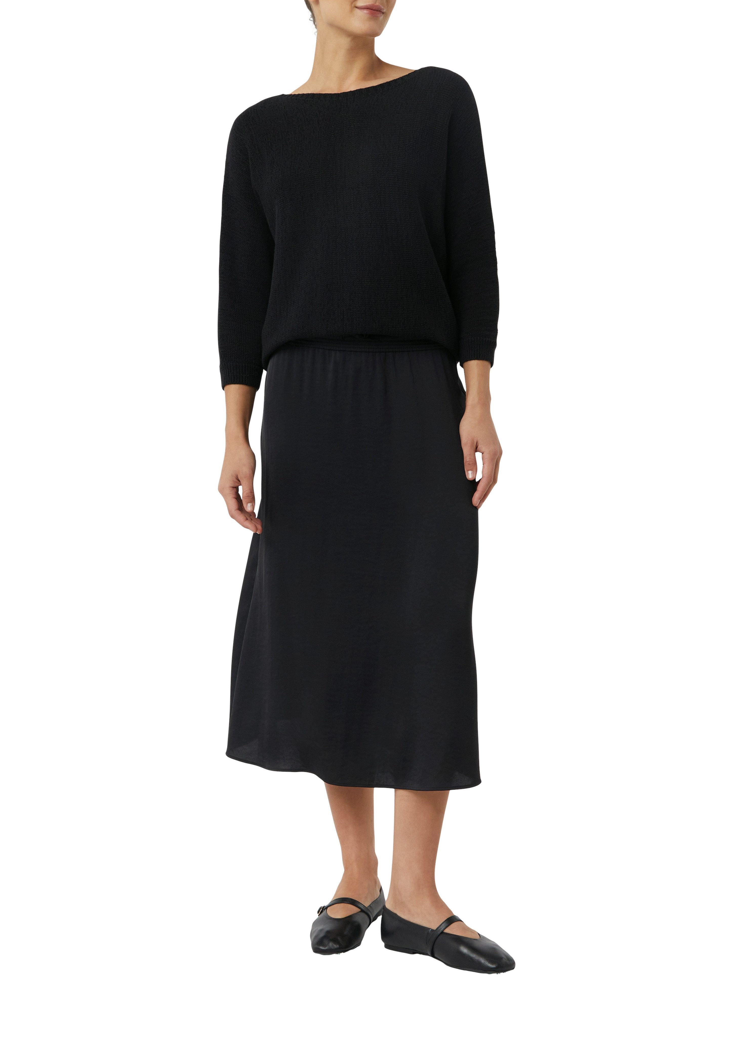 comma Strickpullover mit Leo-Schleifendetail günstig online kaufen