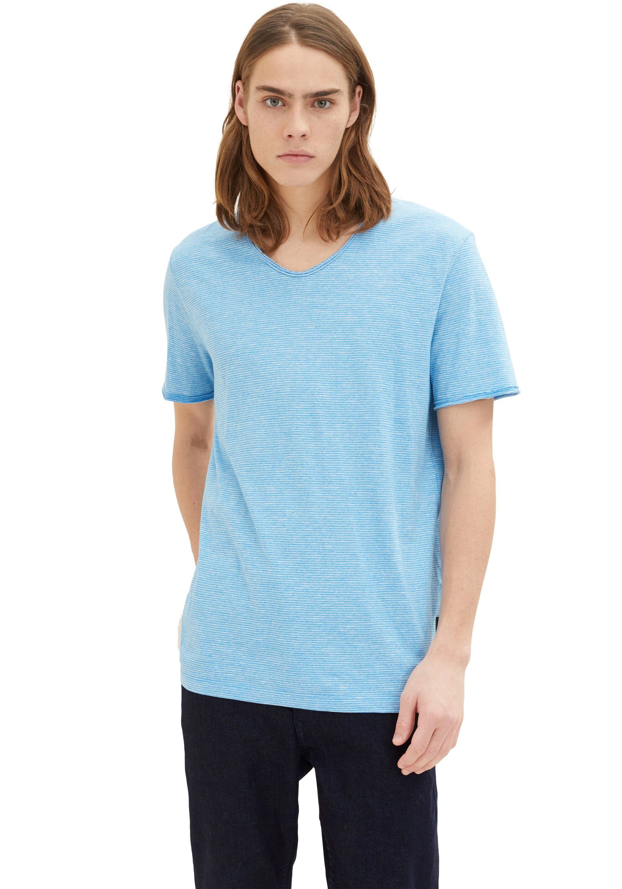 TOM TAILOR Denim T-Shirt mittelblau