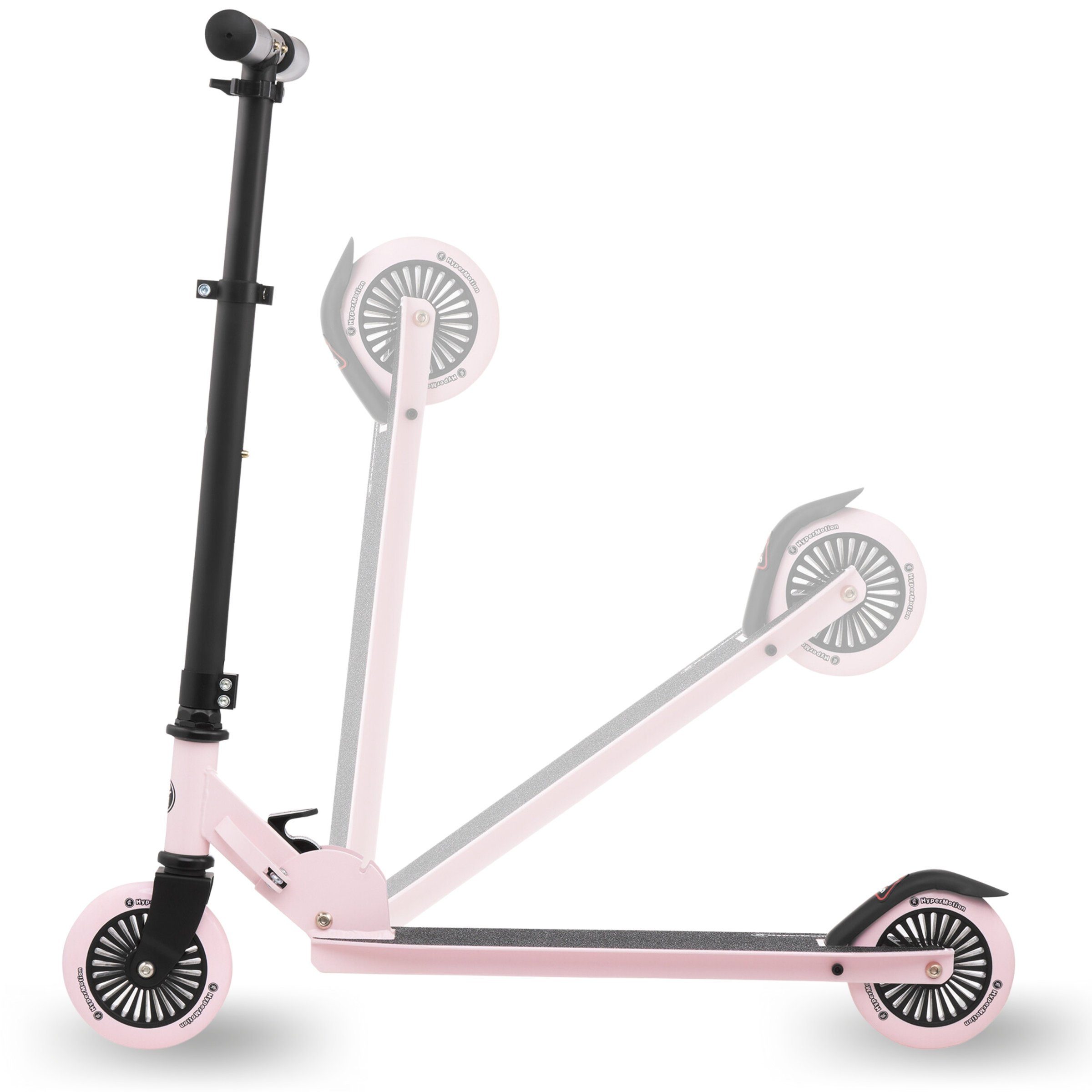 HyperMotion Scooter Zweirädriger Roller WILLY 3-8 Jahre, Rosa, 0 km/h