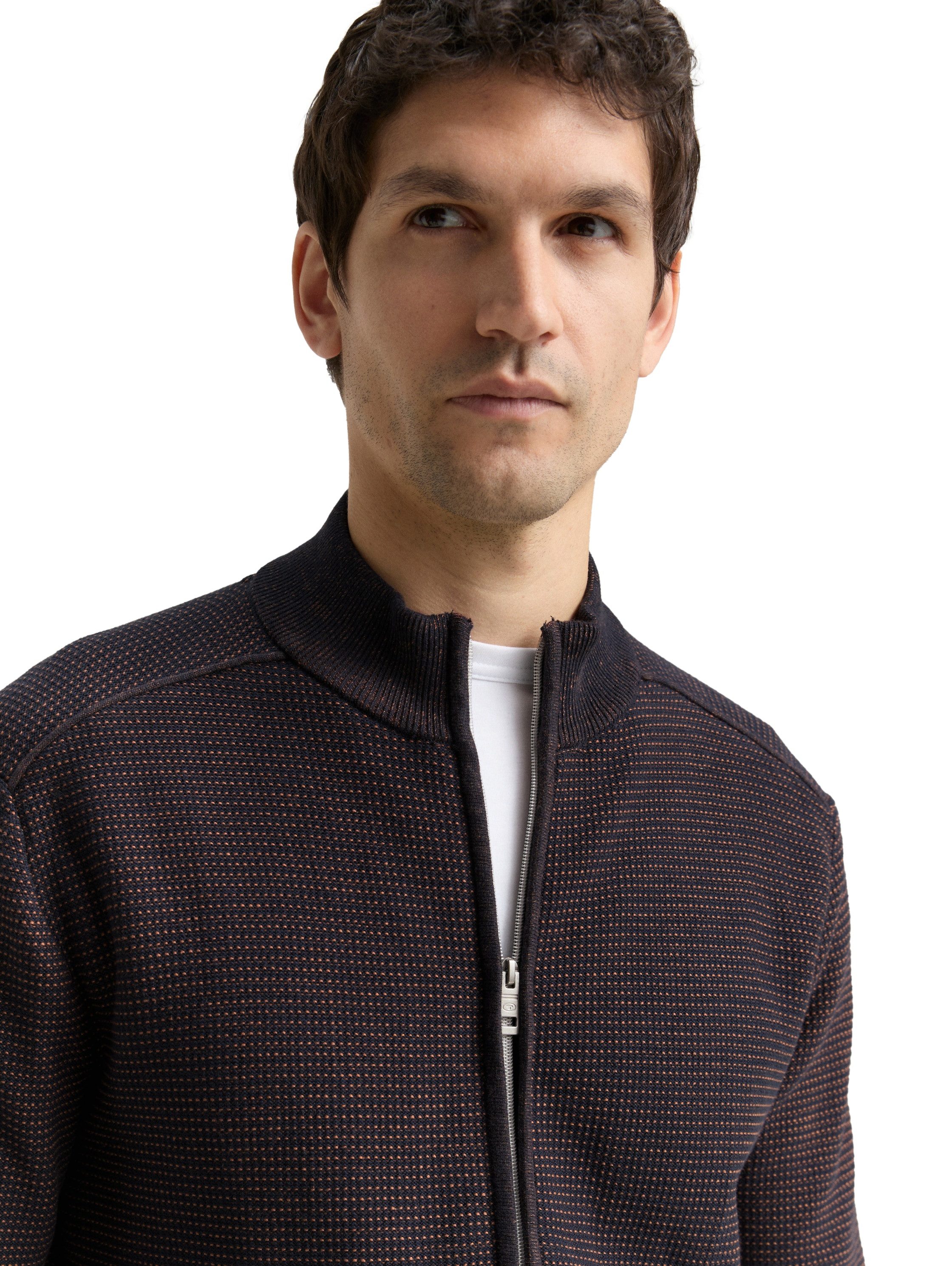 TOM TAILOR Strickjacke mit Streifen