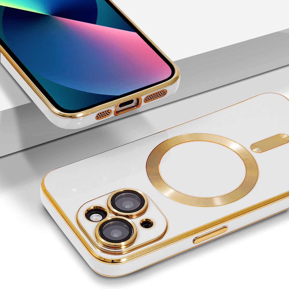 FITSU Handyhülle Hülle für iPhone 13 Handyhülle MagSafe kompatibel mit Kameraschutz 6,1 Zoll, MagSafe kompatible Schutzhülle für iPhone 13 Hülle Case Handyschale