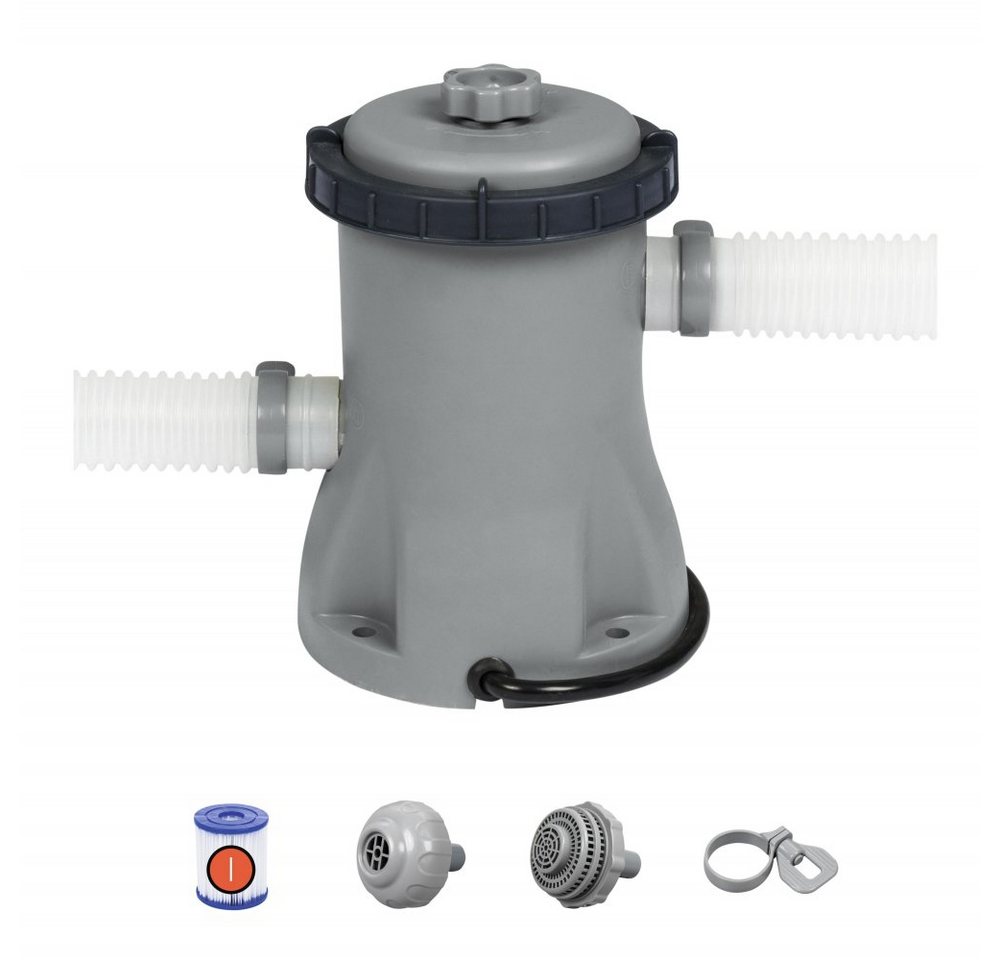 Thumbnail - Bestway Pool-Filterpumpe Bestway Flowclear Filterpumpe 1.249 l/h, 23 W