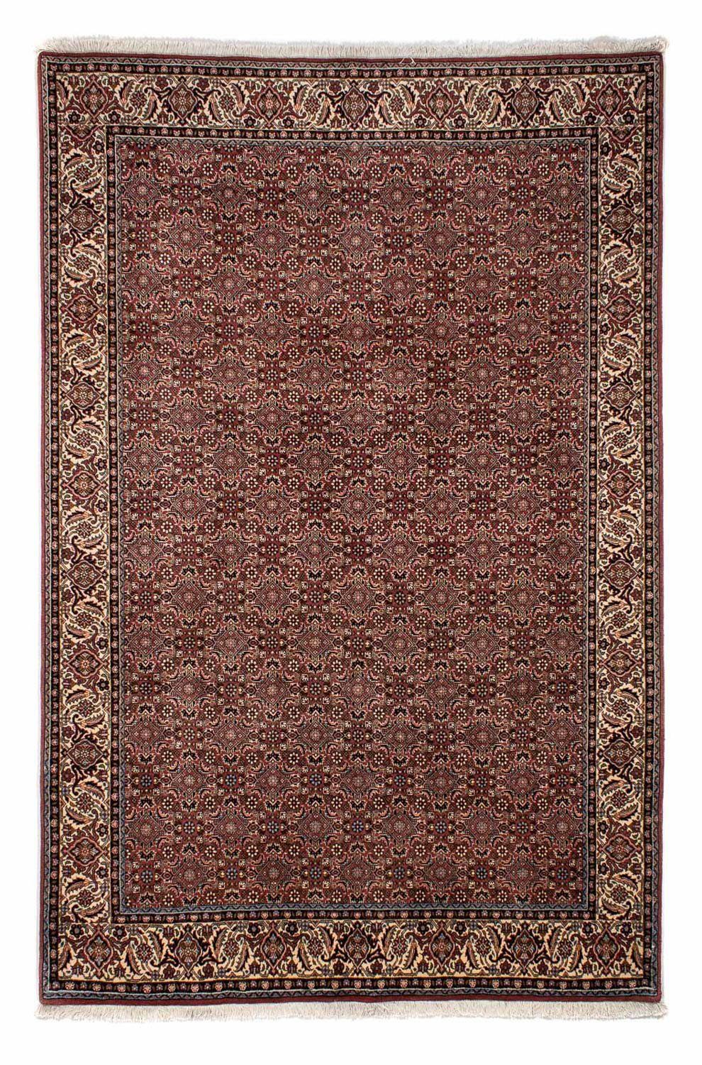 Perser morgenland, rechteckig, - 192 Wohnzimmer, x - cm - Höhe: Orientteppich Zertifikat Nomadic mm, mit Einzelstück Handgeknüpft, 10 307 braun,