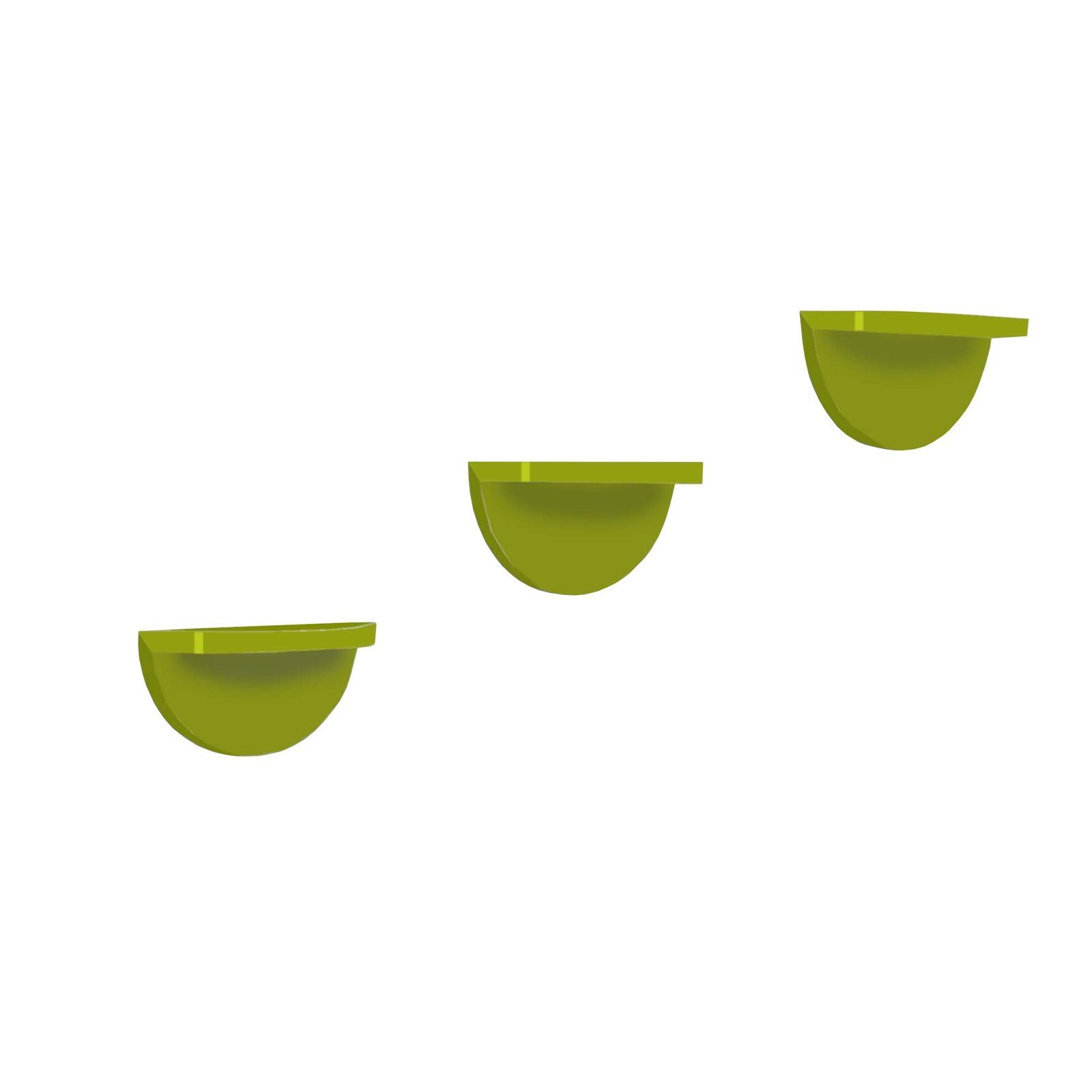 HTI-Living Wandregal Wandregal 3er Set Konsole Altona Grün, Set 3-tlg., Wan günstig online kaufen