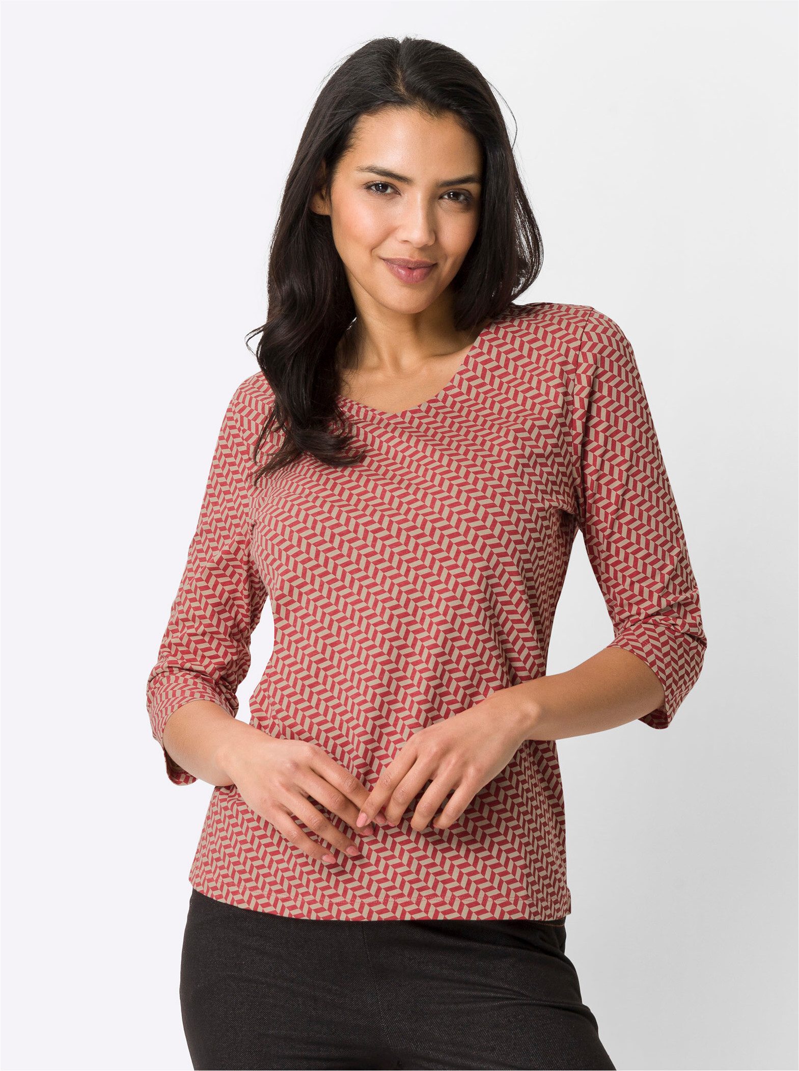 Sieh an! Trainingsshirt 3/4-Arm-Shirt . günstig online kaufen