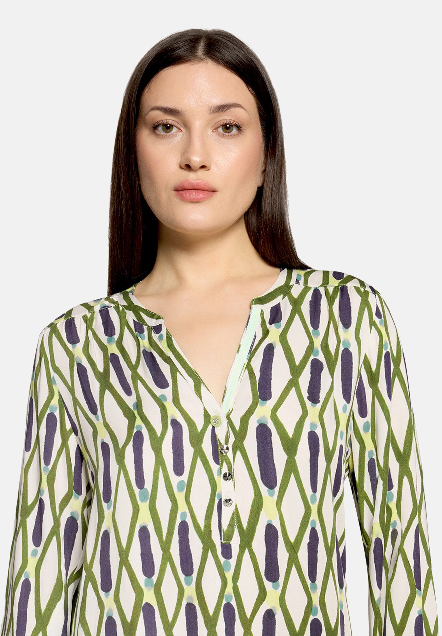 Cartoon Schlupfbluse Damen mit Muster