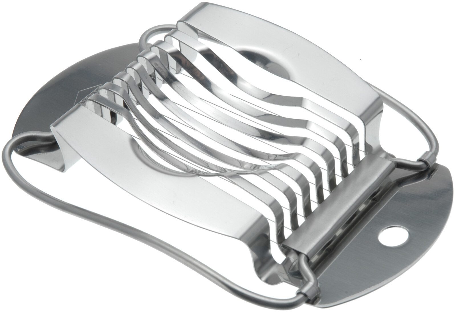 Koopman Eierschneider Eierteiler Edelstahl Drahtschneider, (Stück, 1-tlg., Packung), Edelstahl, Kompakt, 14,5x9cm, Spülmaschinenfest, Küche