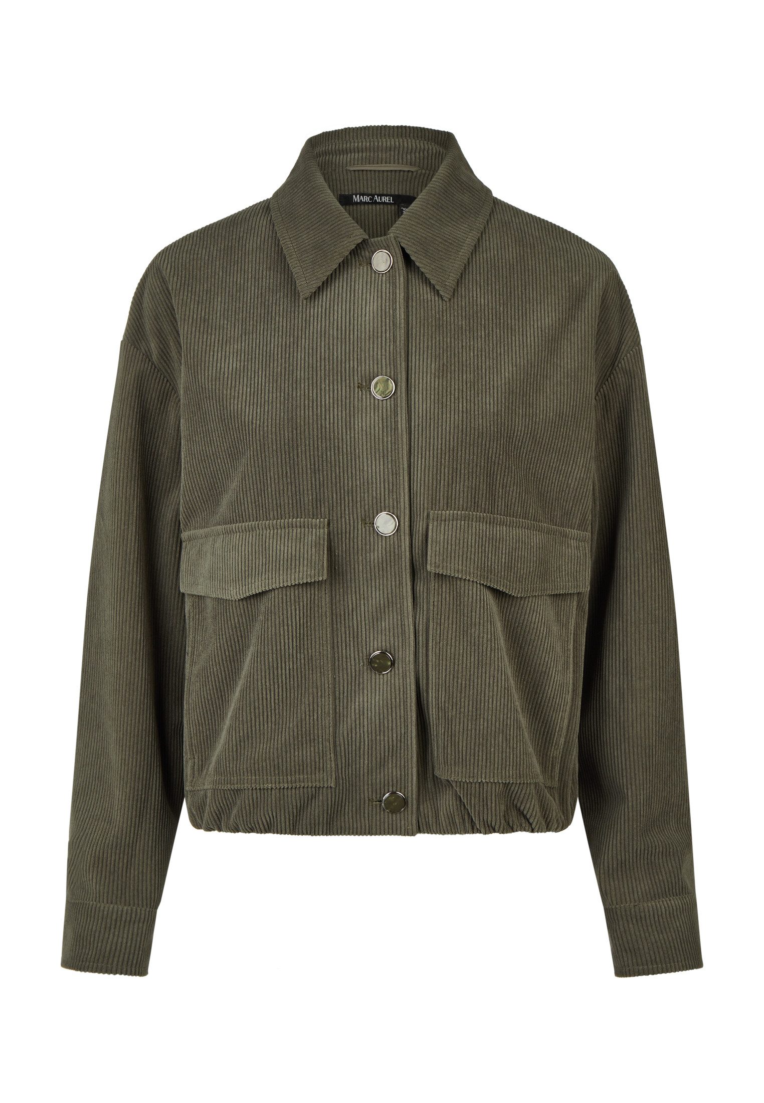 MARC AUREL Kurzjacke Corduroy jacket, Umlegekragen, Ball