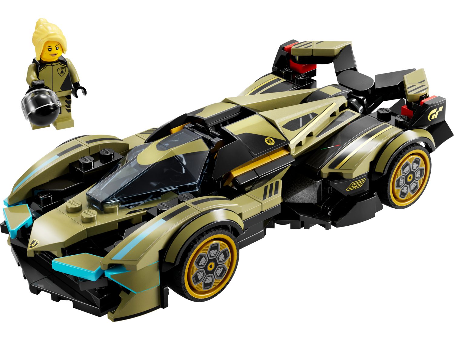 LEGO® Speed Champions 76923 Lamborghini Lambo V12 Vision GT Supersportwagen Spielbausteine, (Set, 230 St., Set)