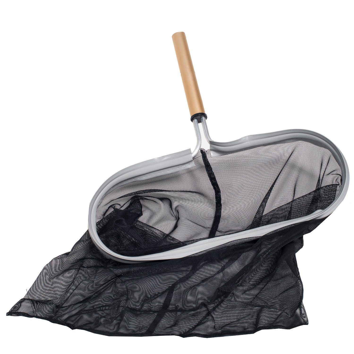 Kescher Bodenkescher mit Auffangsack, Bodenreiniger, Kescher, Poolkescher