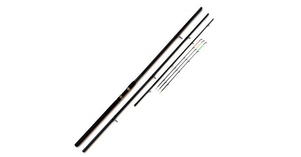 Feederrute "RATZ-FATZ" 4-teilig 3 Spitzen 3.0m-3.9m 120g-150g Profi