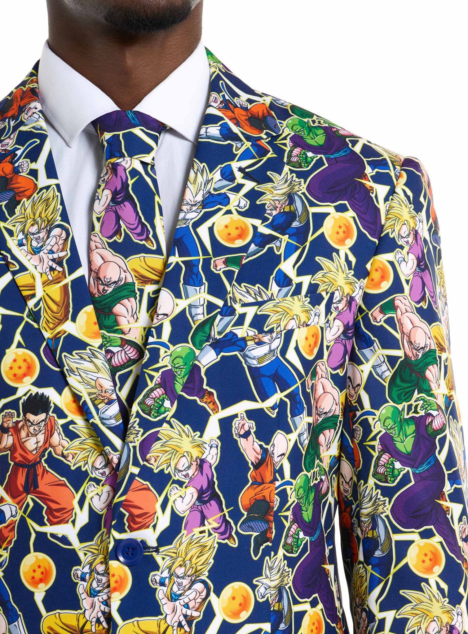 Opposuits Partyanzug Dragon Ball Z Anzug, Der epische Kampf zwischen ... elegant und knallbunt!