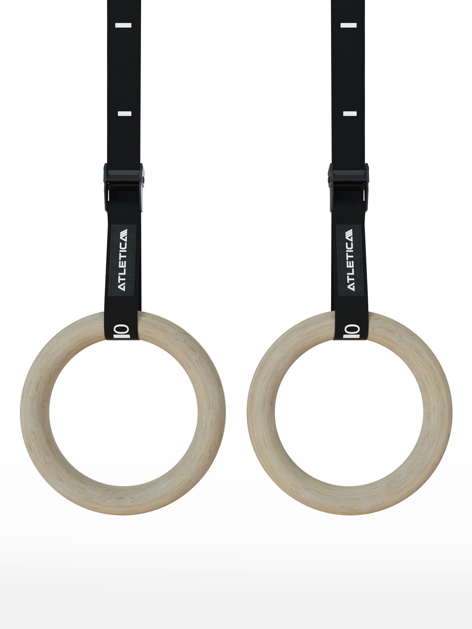 ATLETICA Pilates-Ring Holz Turnringe, Gymnastikringe, vielseitig und flexibel
