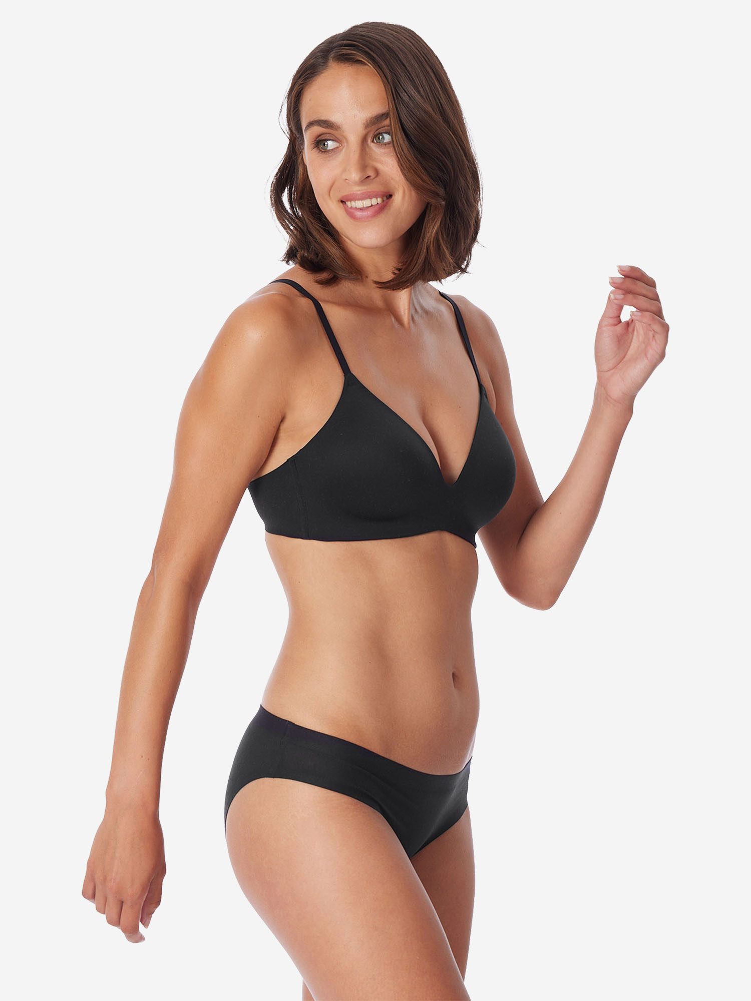 Schiesser Slip Invisible Cotton (6-St) Unterhose, Basic Slip, Slip