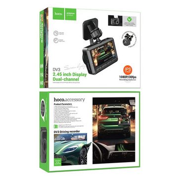 HOCO Autokamera + Rückfahrkamera mit LCD Driving DV3 Dashcam