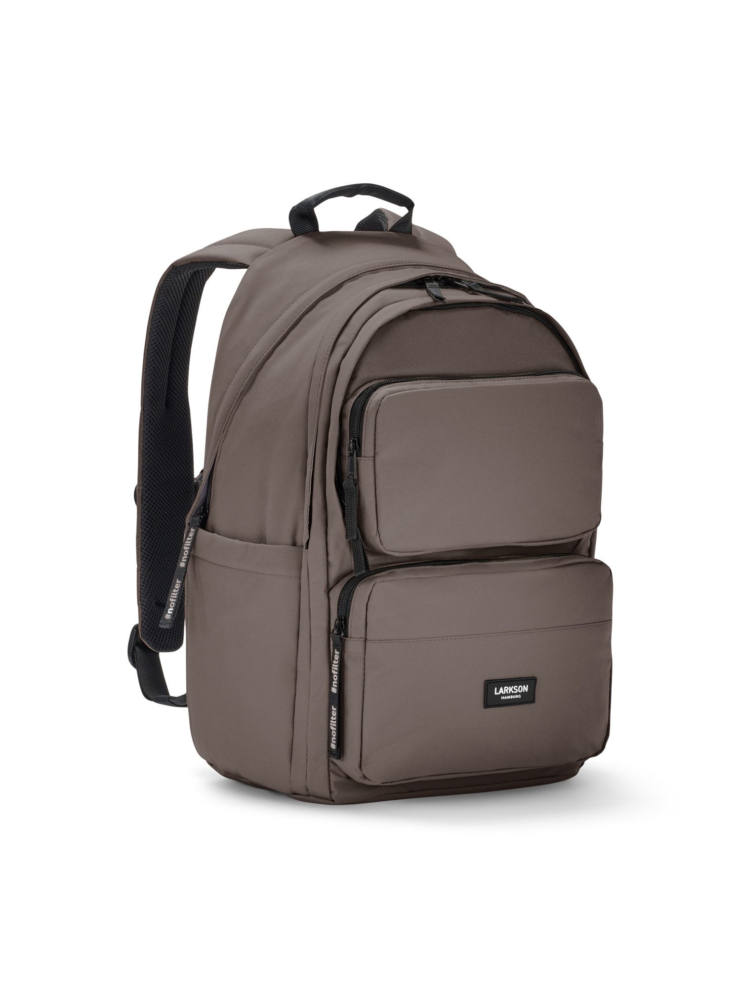 LARKSON Schulrucksack No 3 Advanced Rucksack für Schule, Mädchen Jungen (1-tlg), 3 Hauptfächer, Seitentasche, Laptopfach, Wasserabweisend