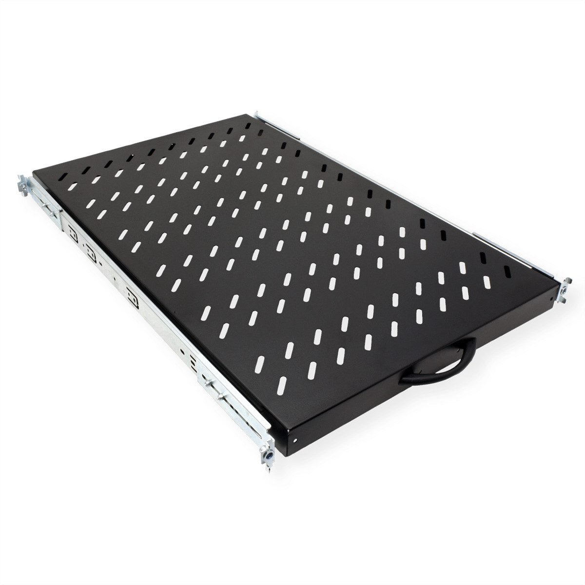 VALUE Netzwerkschrank 19-Zoll-Fachboden ausziehbar, 420 x 700 mm, 25kg Traglast