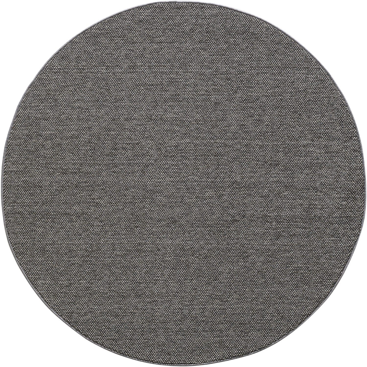 KADIMA DESIGN Teppich CIMA Wohnzimmer Schlafzimmer Waschbar Wohnzimmerteppich Esszimmer, Rund, Höhe: 7 mm, Grau, 120x120 cm, Webteppich Strapazierfähig Uni Waschbar