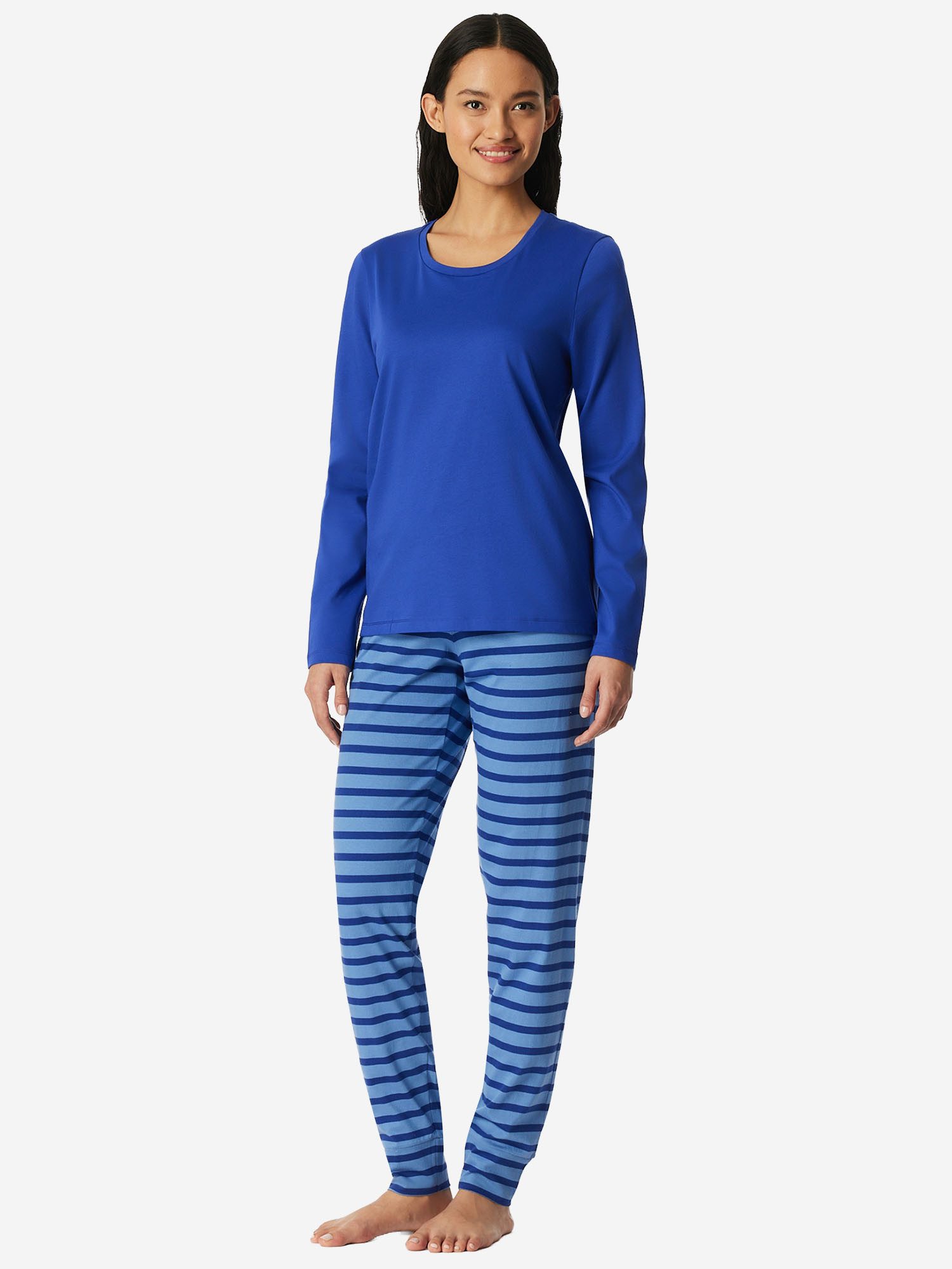 Schiesser Schlafanzug Casual Essentials (2 tlg) Schlafanzug, Pyjama Set, Nachtwäsche