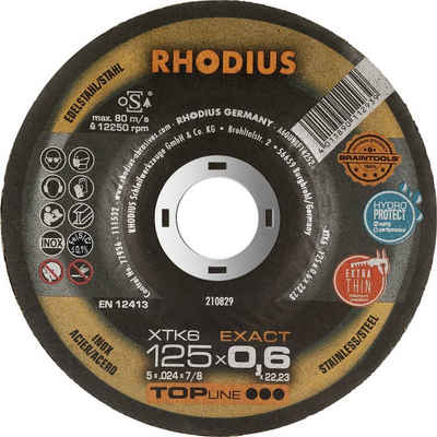 Rhodius Trennscheibe Extradünne Trennscheibe 125 x 0.6 x 22.23 mm INOX