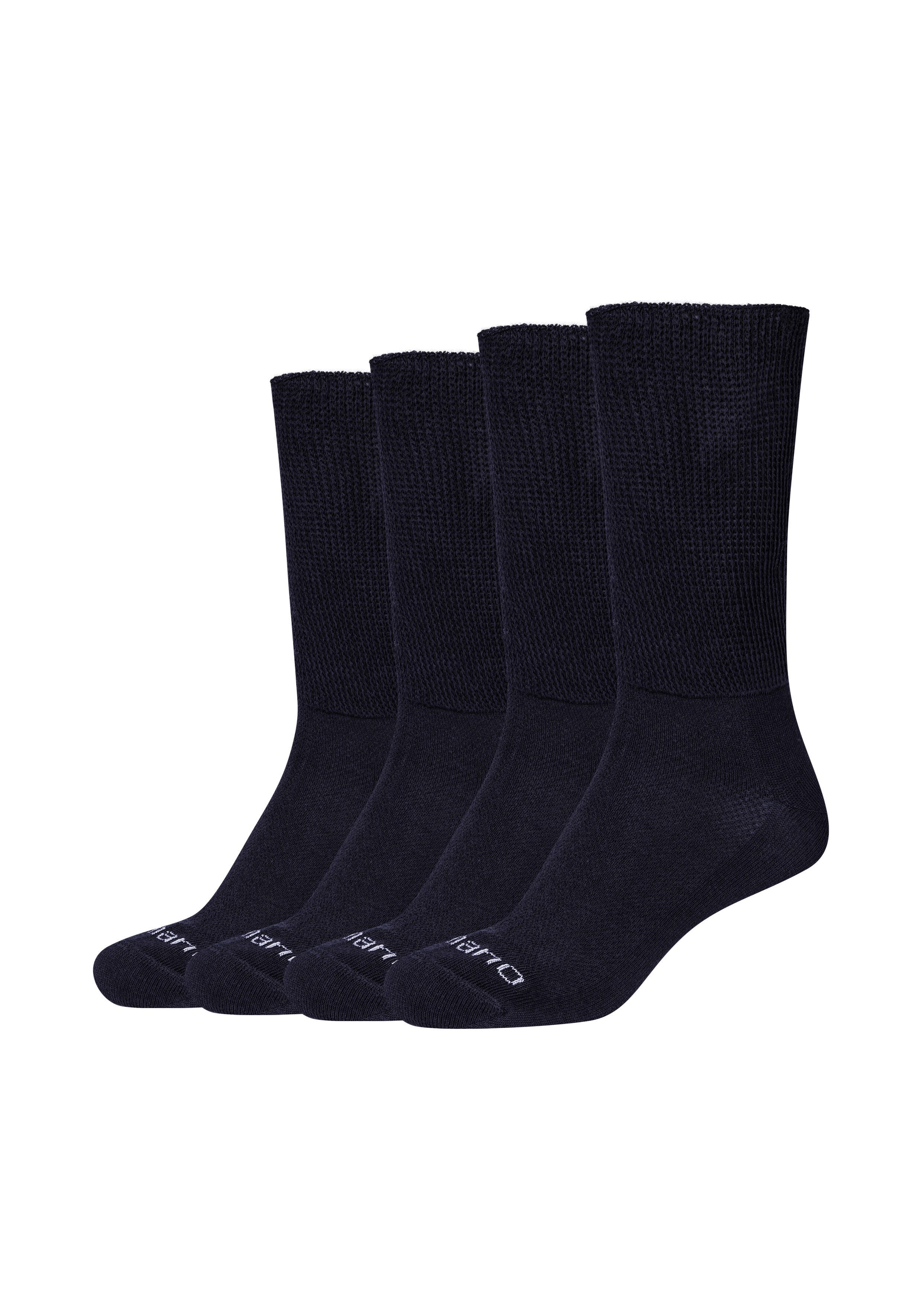 Camano Diabetikersocken Comfort Plus Diabetiker (Packung, 4er-Pack) mit besonders Venen-freundlichem Material